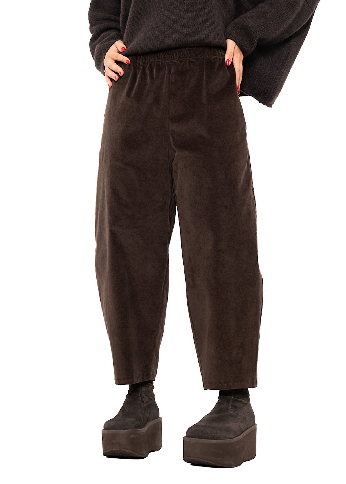 TAPERED VELVET FOSCO TROUSER