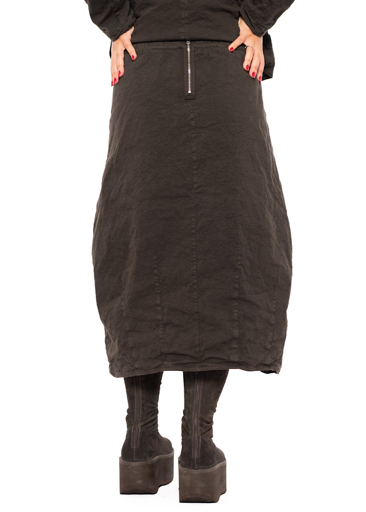 COTTON-TWILL JULIETTE SKIRT