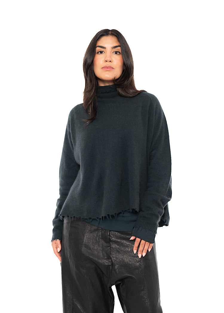 SIGNATURE MERINO RACCOON KNIT