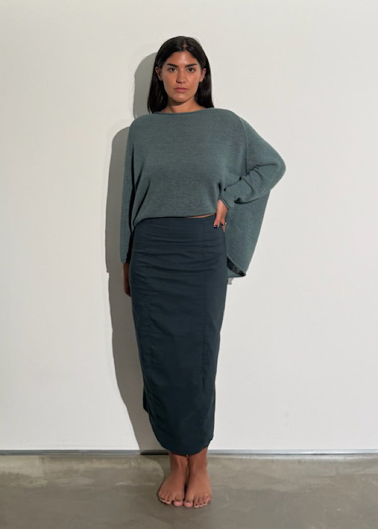 PRE-ORDER RUNDHOLZ BLACK LABEL SKIRT *OFF WHITE* (Shown in TREE)