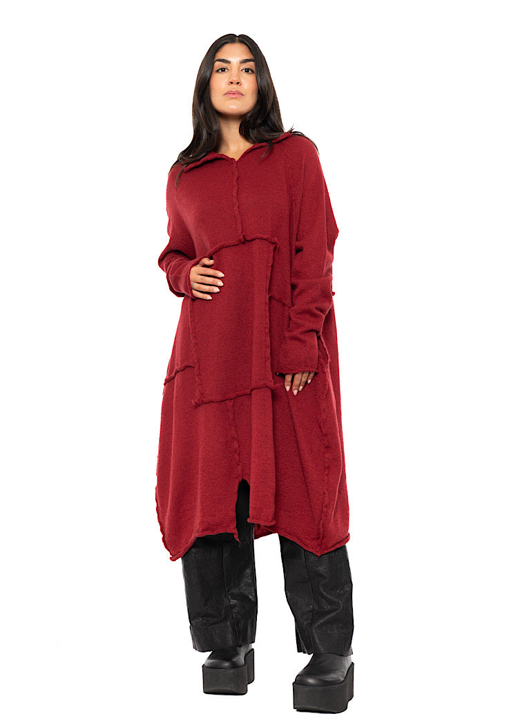 OVERSIZED WOOL KNITTED DRESS