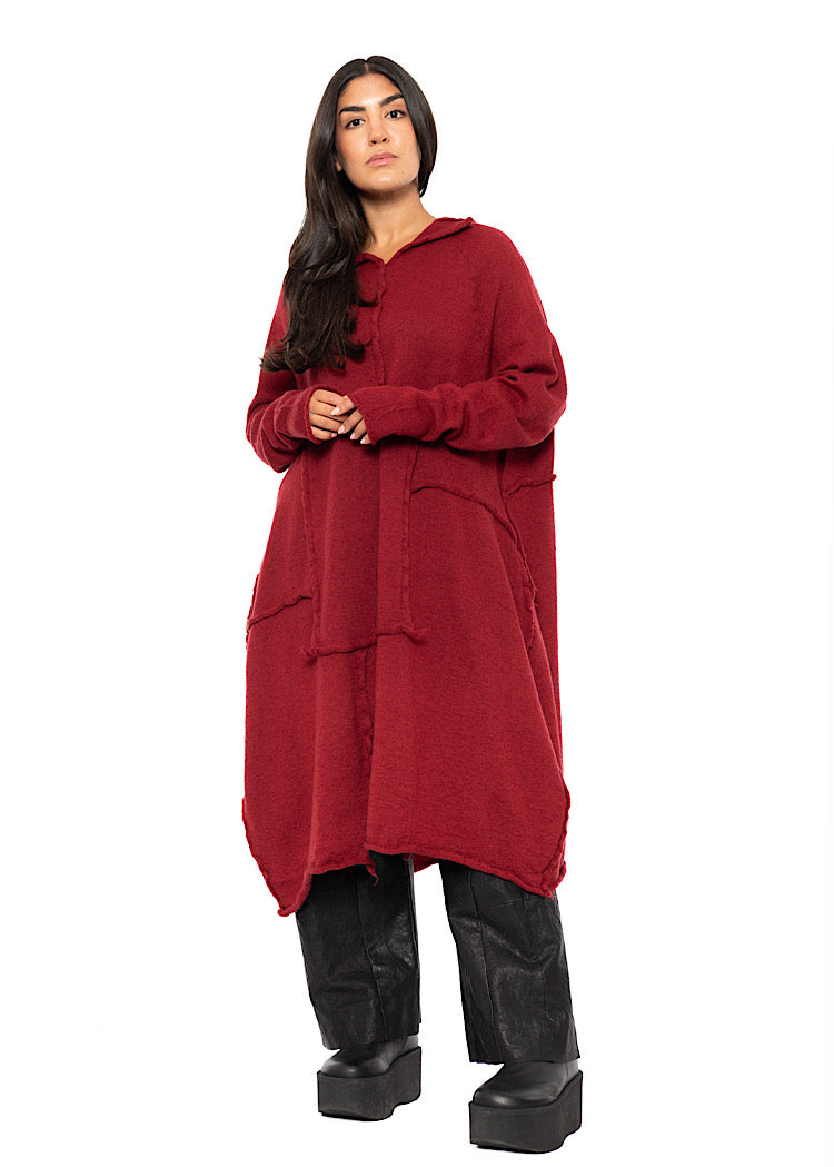 OVERSIZED WOOL KNITTED DRESS