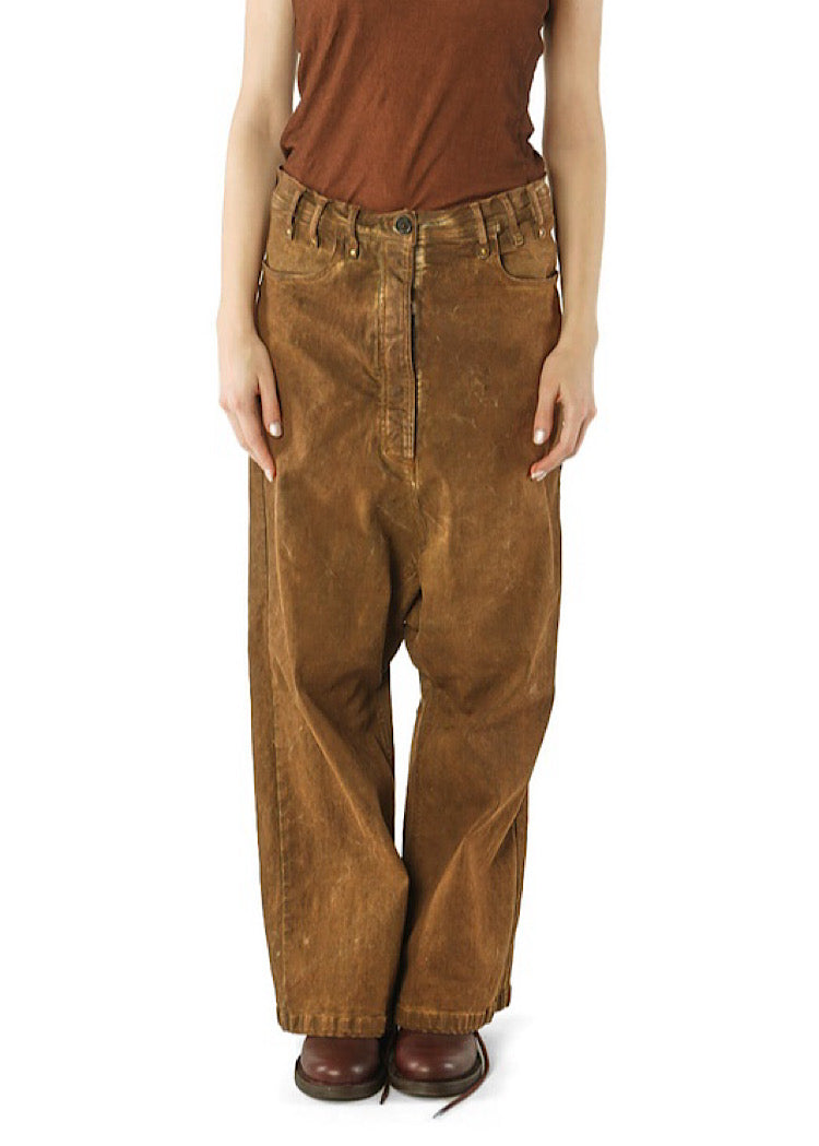 GARMENT-DYED WIDE-LEG DENIM TROUSER *DK DAKAR CLOUD* (SHOWN IN DAKAR CLOUD)
