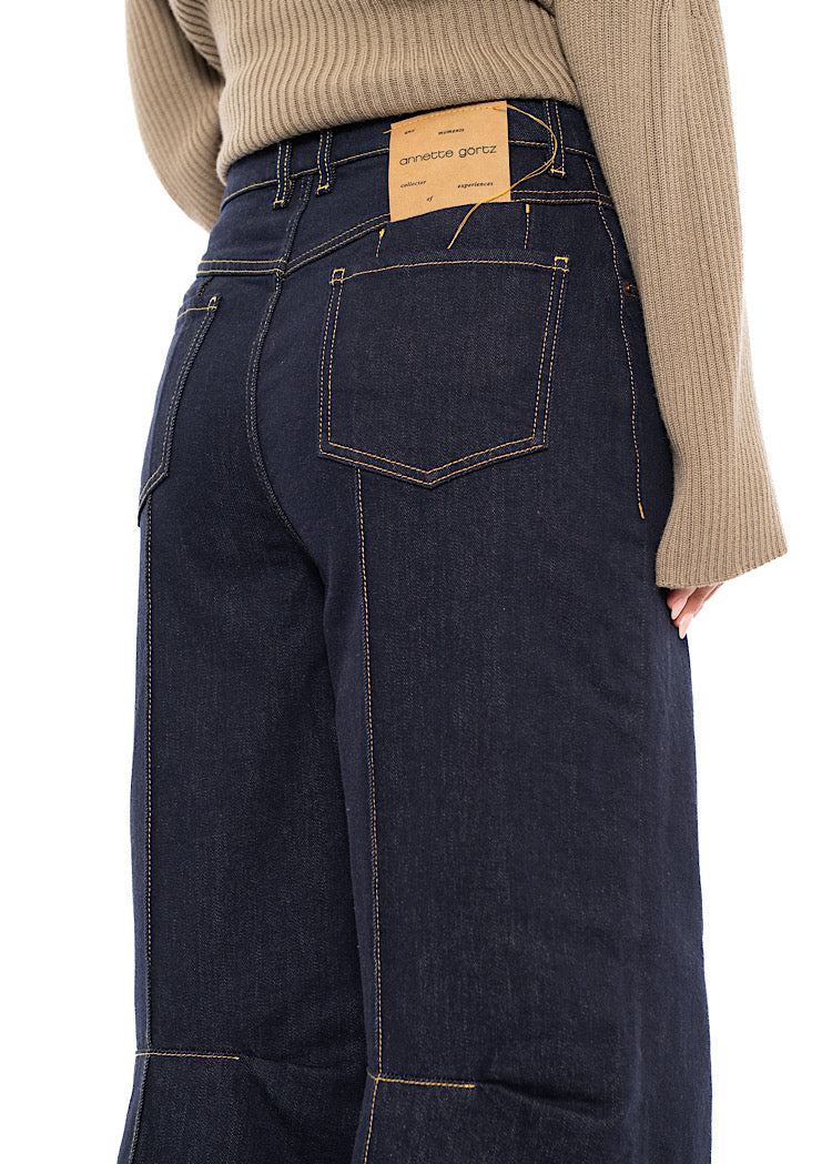 WIDE-LEG DENIM TROUSER