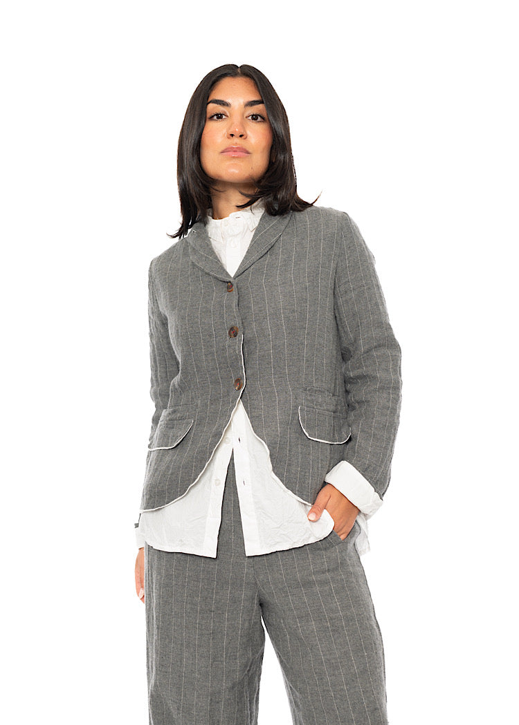 PINSTRIPE VIOLA JACKET