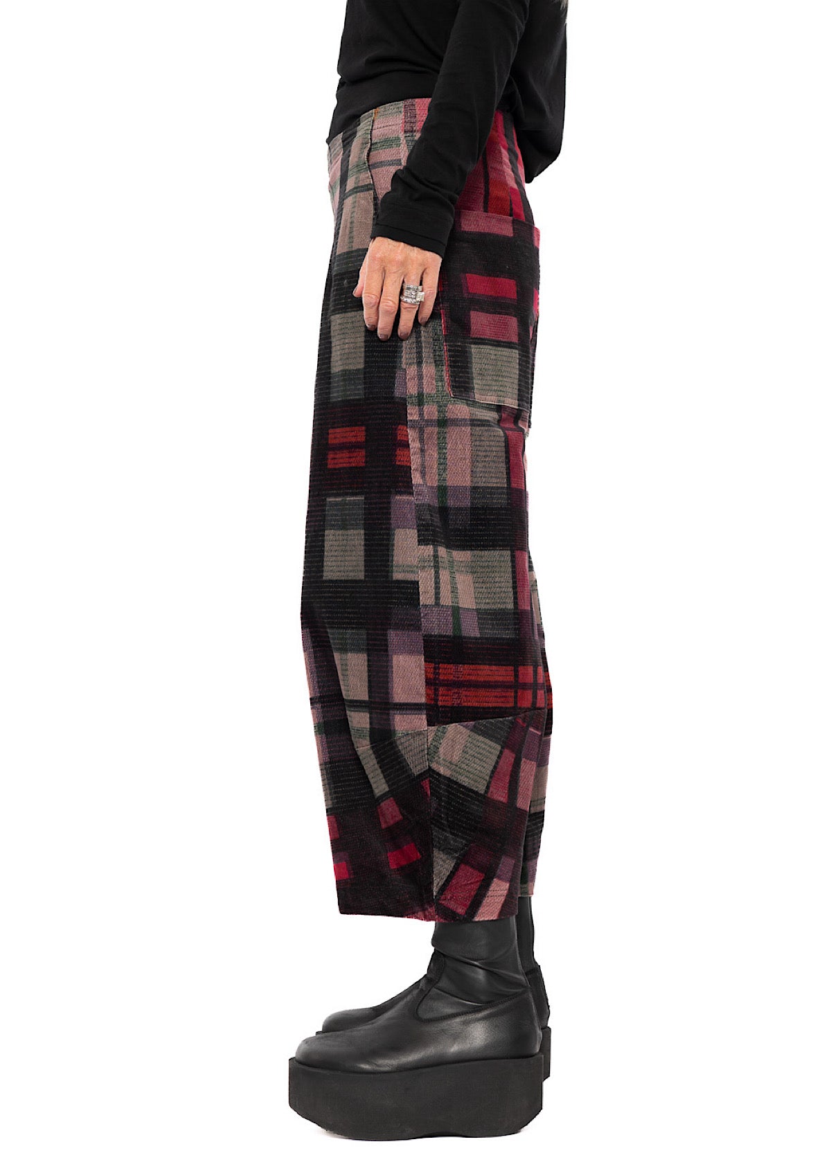 HERITAGE CHECK BALLOON TROUSER