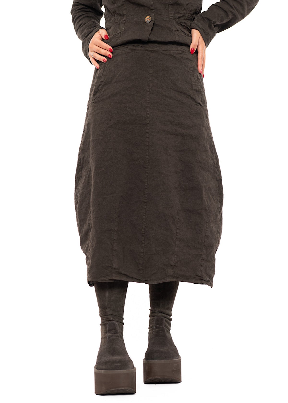 COTTON-TWILL JULIETTE SKIRT