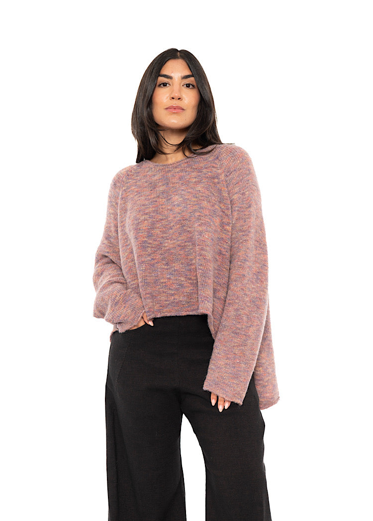MÉLANGE KNITTED PULLOVER