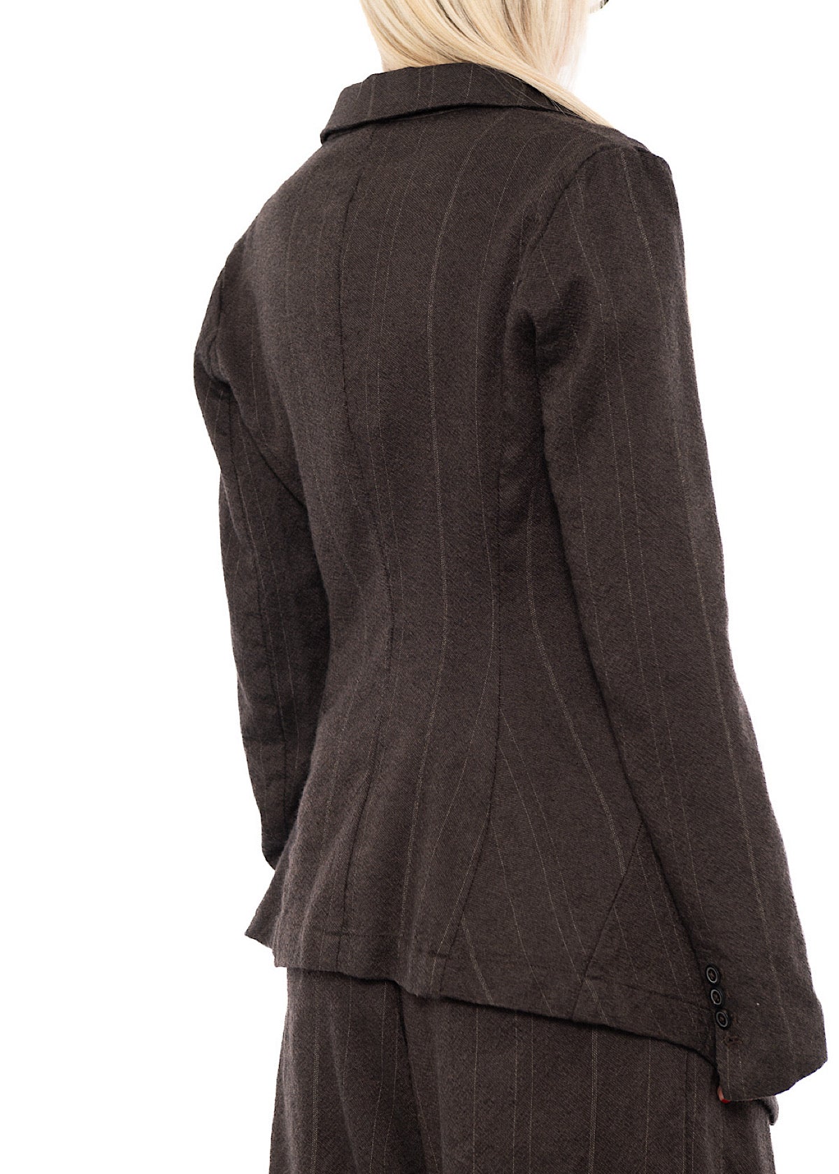 TAILORED PINSTRIPE WOOL JACKET