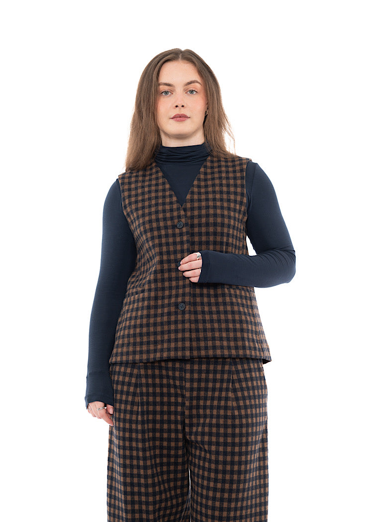 CHECKED GENNY WAISTCOAT