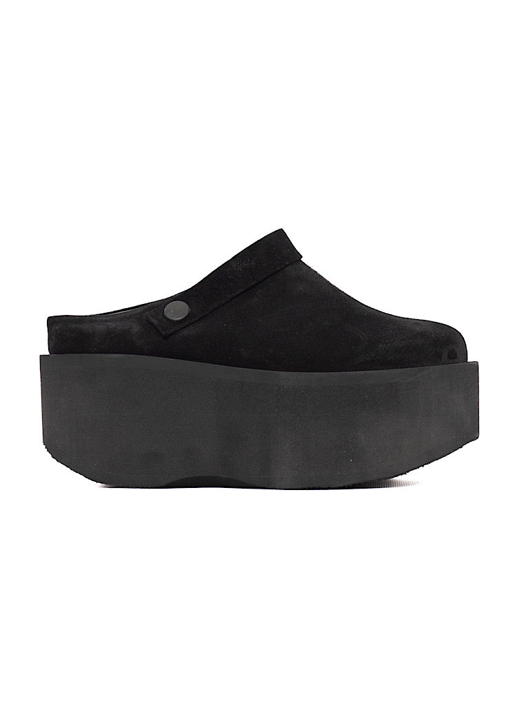 SUEDE PLATFORM CLOG