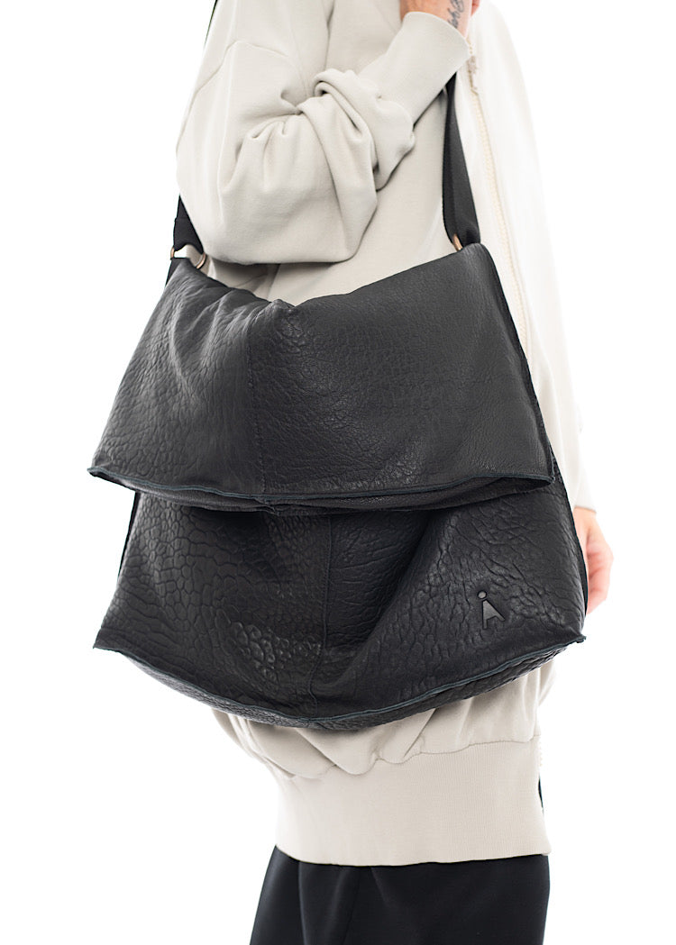 SORT AARHUS LEATHER BAG