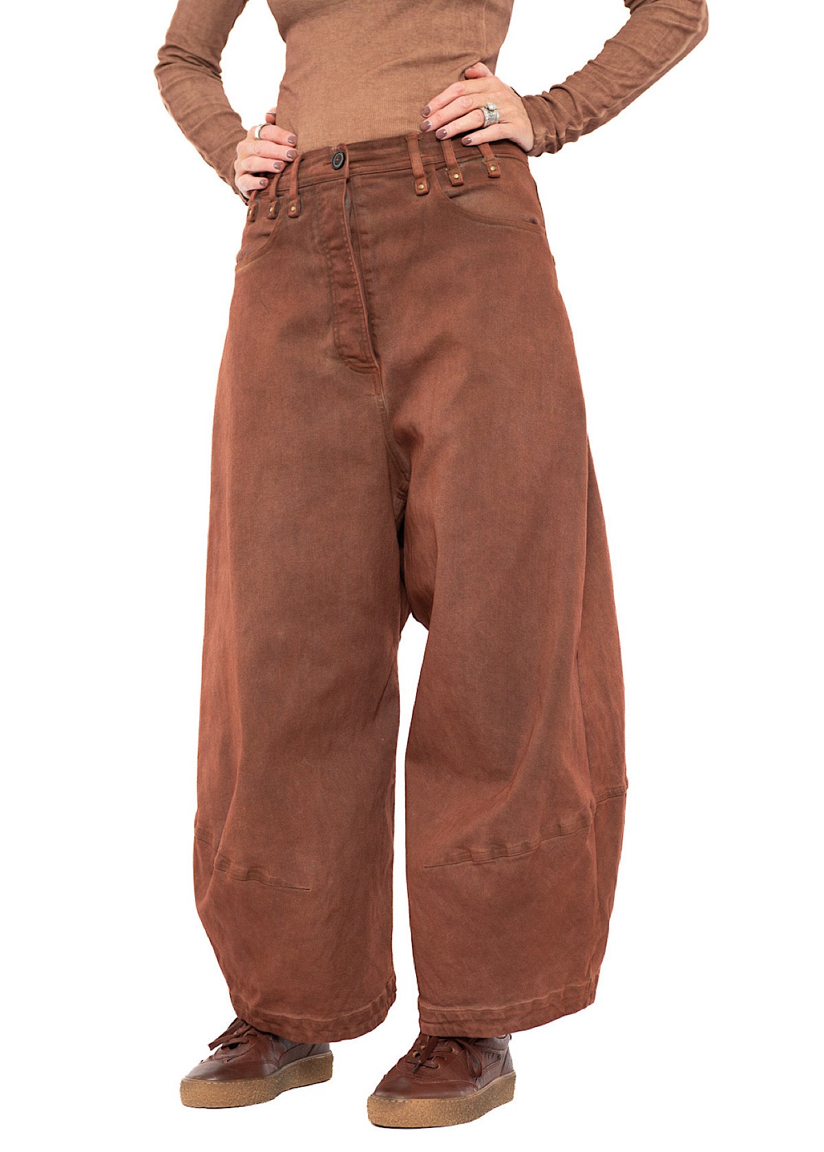 SIGNATURE BALLOON DENIM TROUSER