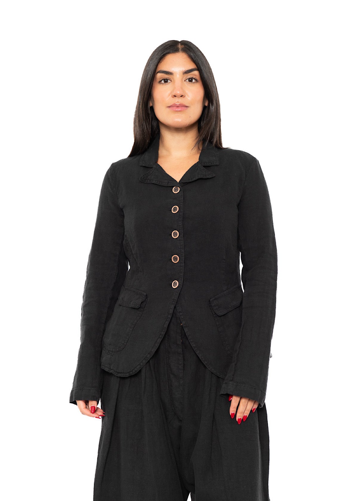 WINTER LINEN TAILORED JACKET