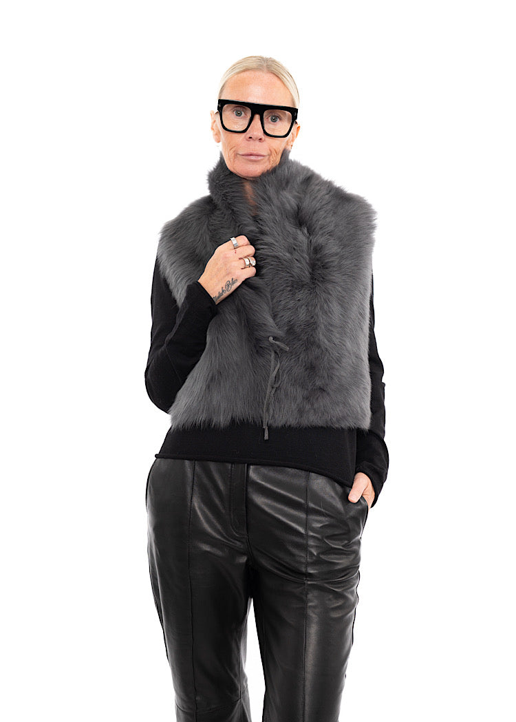 DOM GOOR FUR SCARF