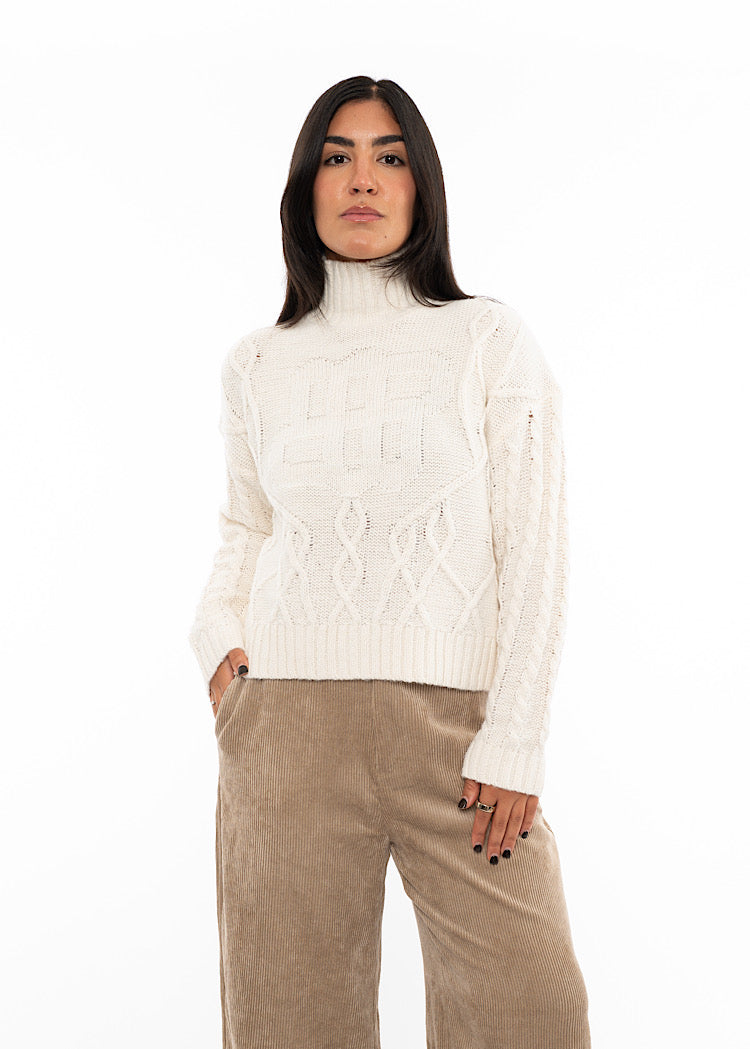 MUNTHE LOGANBERRY KNITTED PULLOVER
