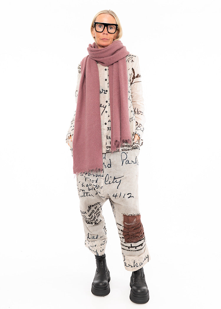 RUNDHOLZ DIP 1/3 SHARER KNITTED SCARF