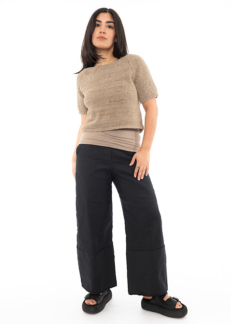 SARAH PACINI CROPPED PULLOVER