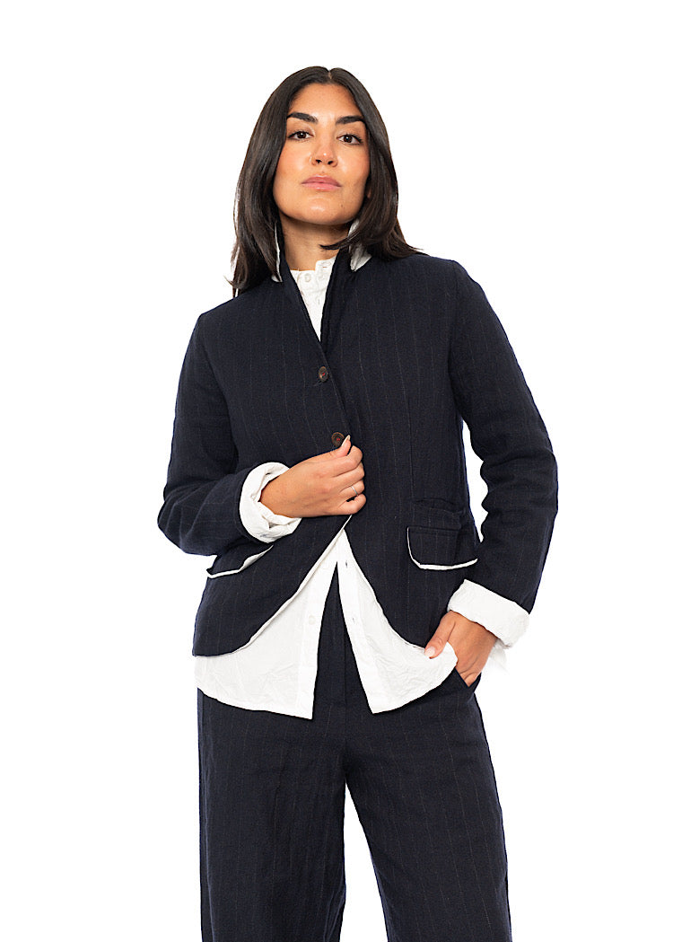 PINSTRIPE VIOLA JACKET