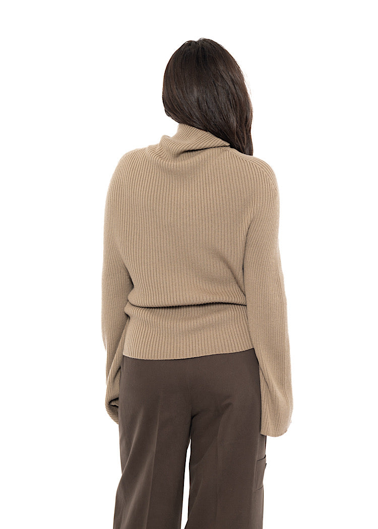 MERINO WOOL KNITTED PULLOVER