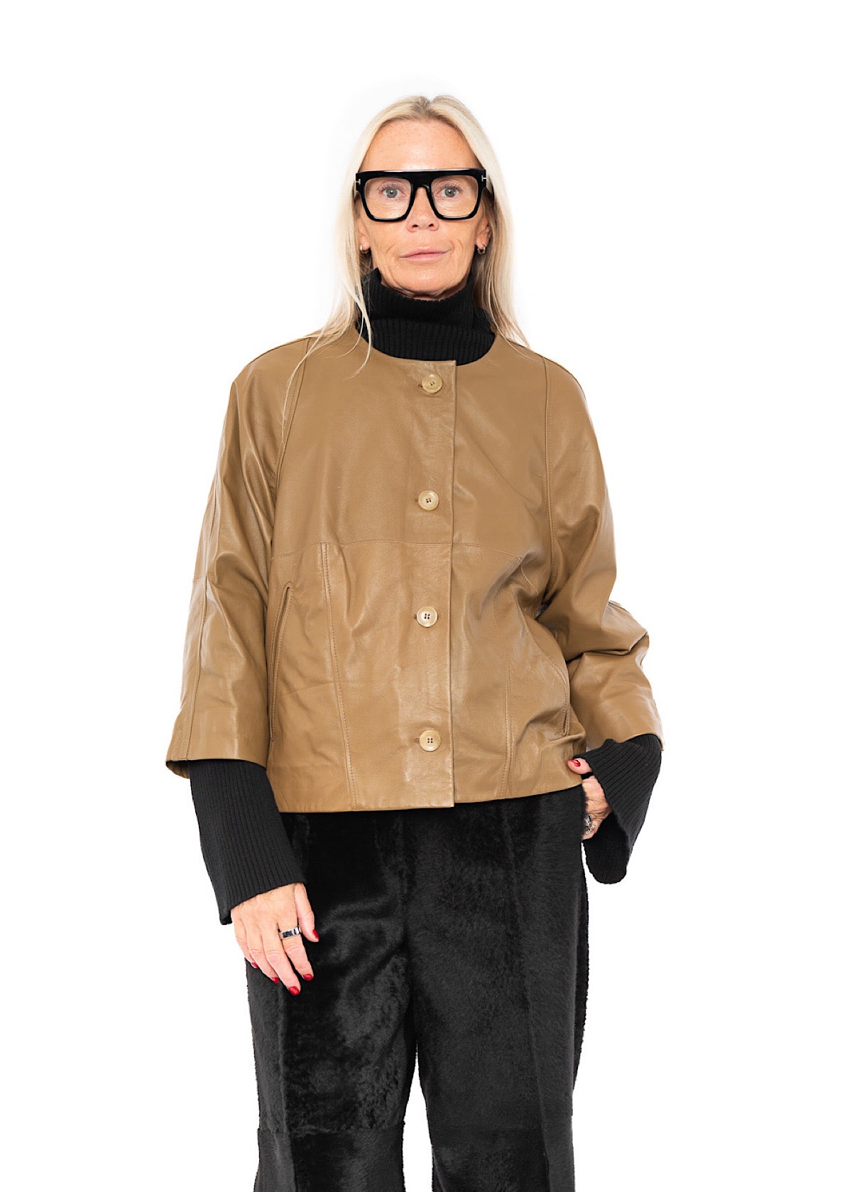SIGNATURE LEATHER JACKET