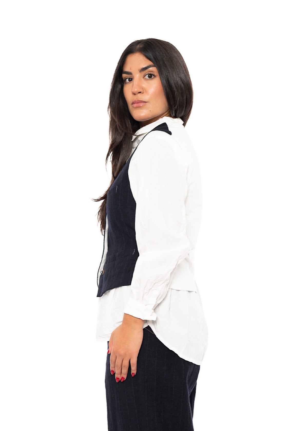 PINSTRIPE GINETTE WAISTCOAT