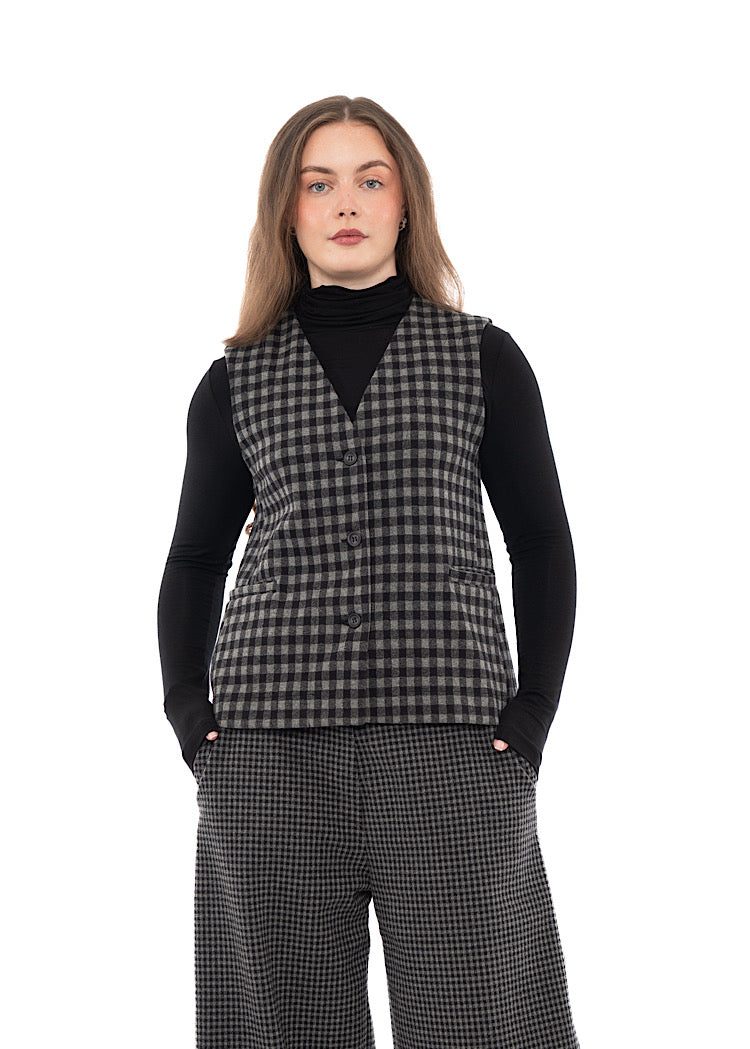 CHECKED GENNY WAISTCOAT