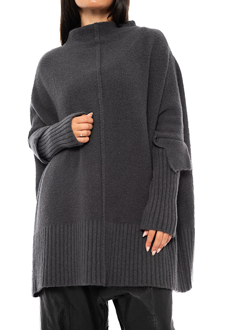 OVERSIZED KNITTED TUNIC