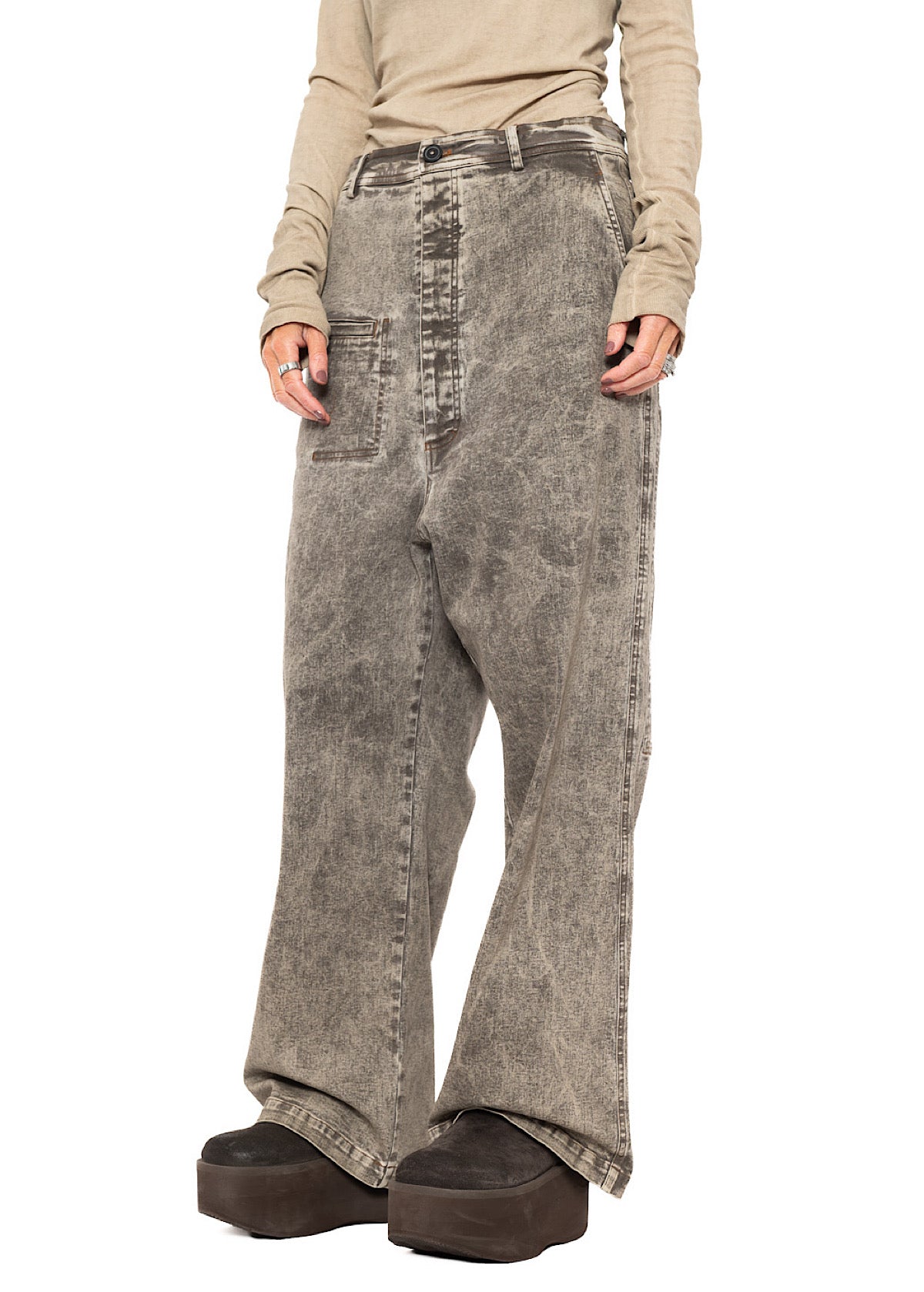 SIGNATURE DROP CROTCH DENIM JEAN