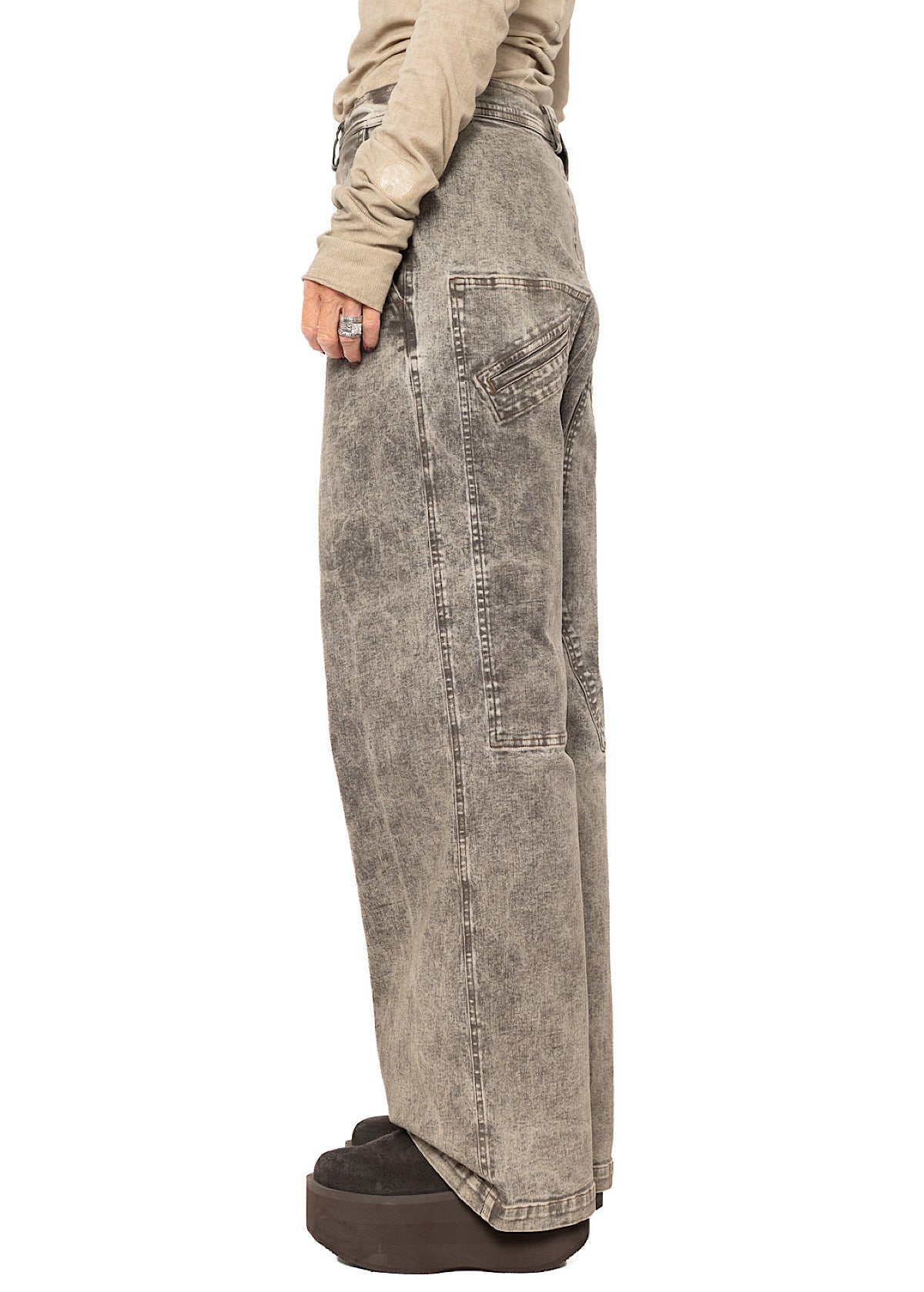 SIGNATURE DROP CROTCH DENIM JEAN