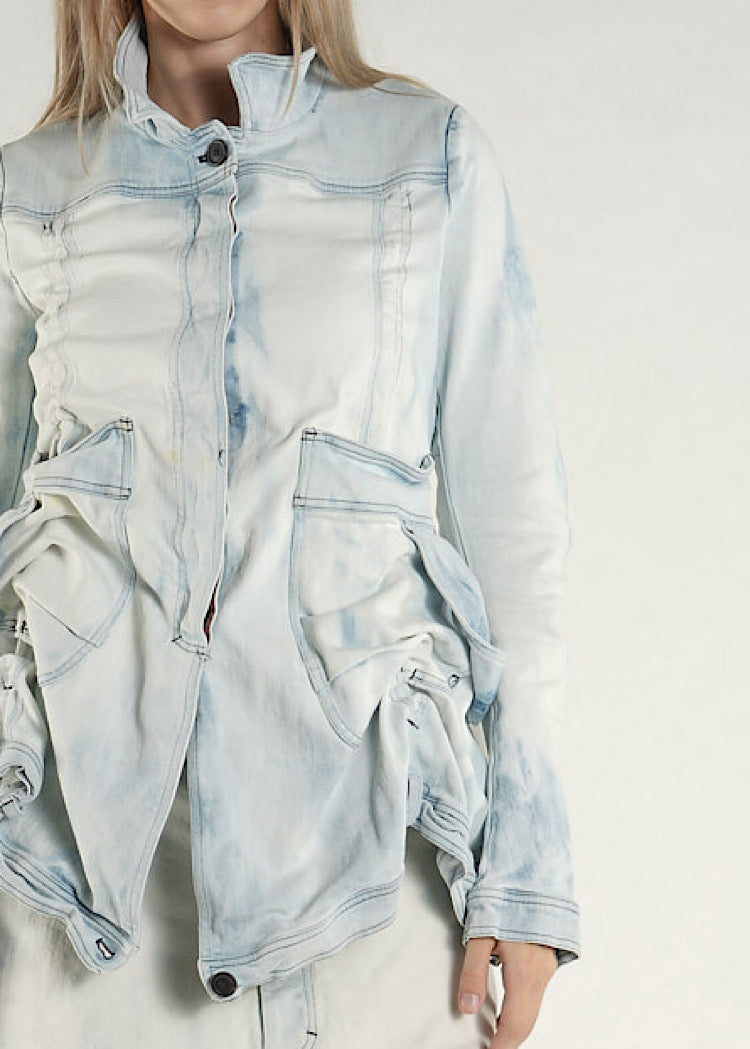 PRE-ORDER RUNDHOLZ MAINLINE JACKET *INDIGO FADED* (Shown in INDIGO STONEWASH)