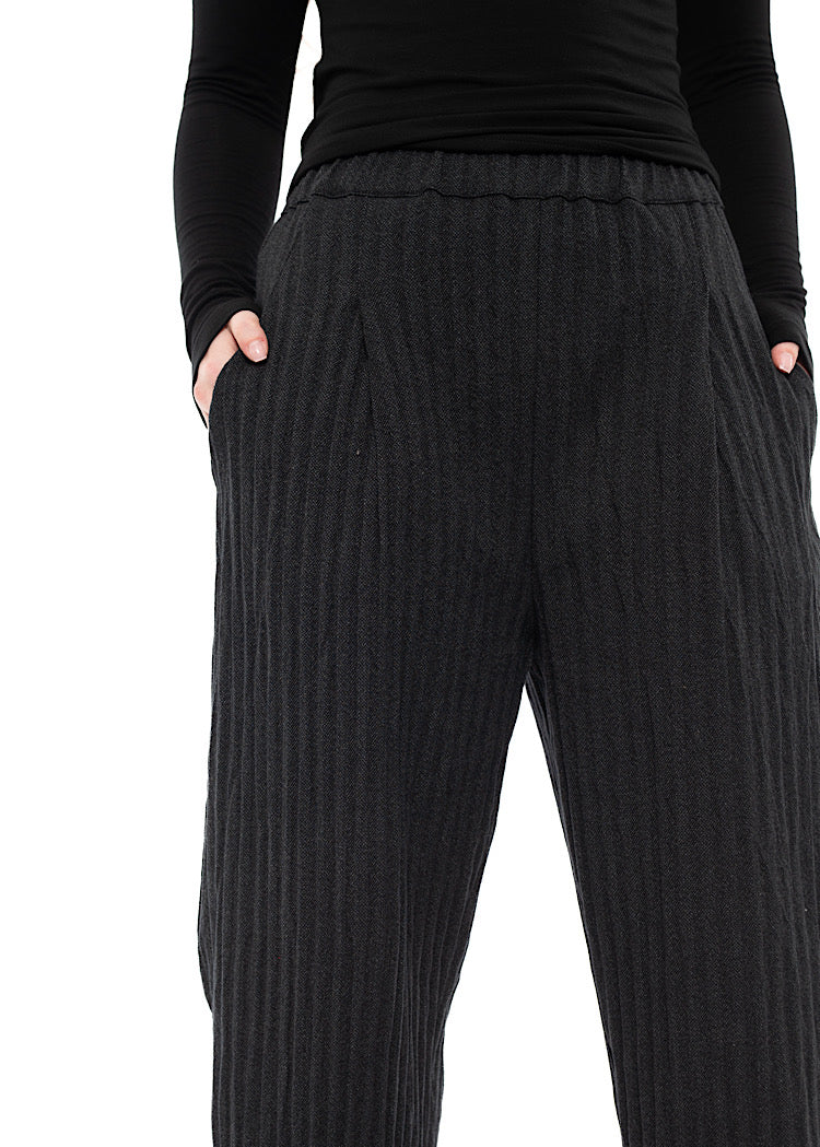 RIBBED BIANCO B TROUSER