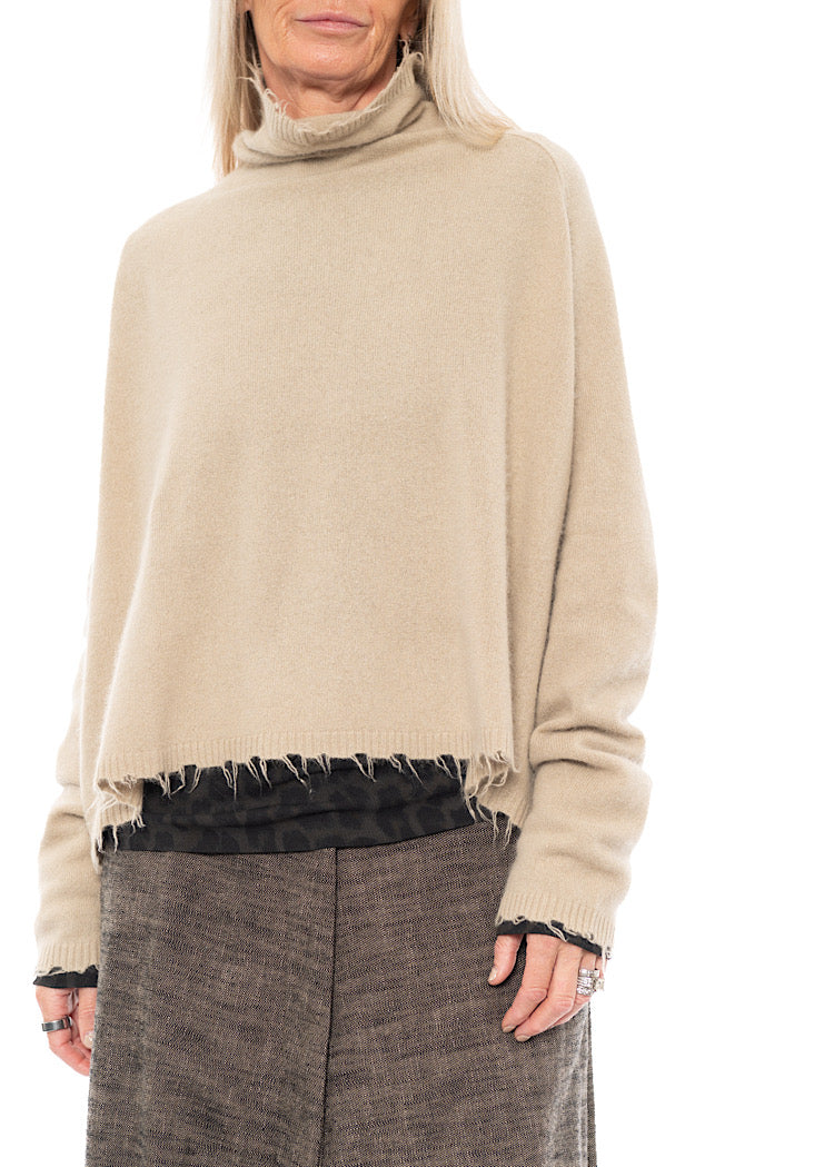 SIGNATURE MERINO RACCOON KNIT