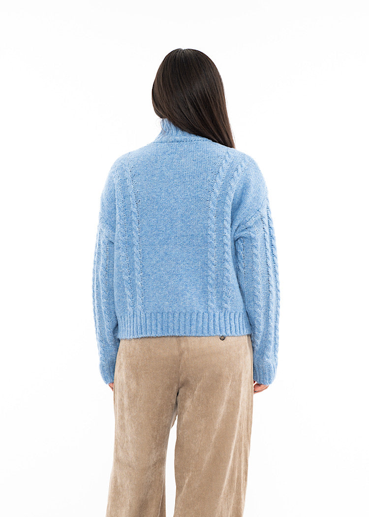 MUNTHE LOGANBERRY KNITTED PULLOVER