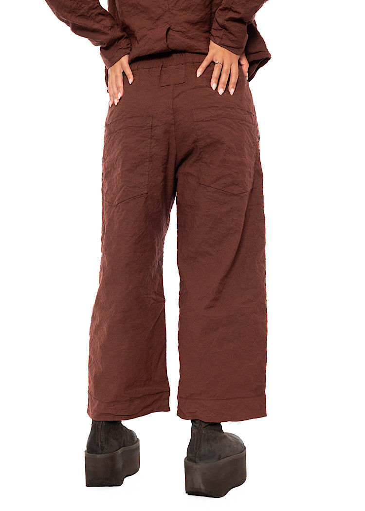SIGNATURE CRINKLE STRAIGHT LEG TROUSER