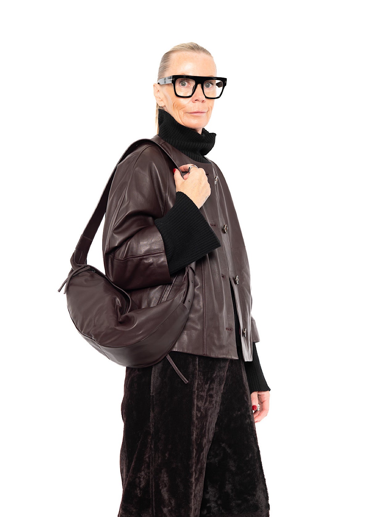 CROSSBODY LEATHER BAG