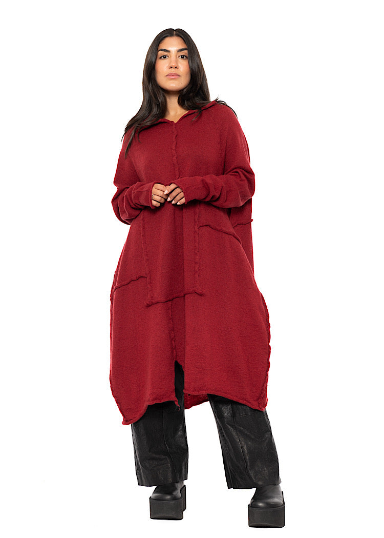 OVERSIZED WOOL KNITTED DRESS
