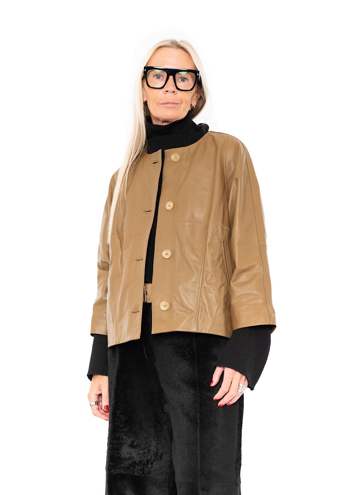 SIGNATURE LEATHER JACKET