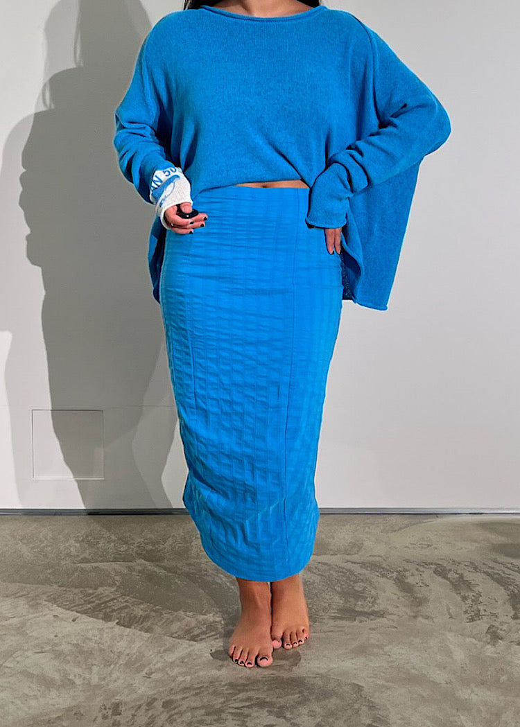 PRE-ORDER RUNDHOLZ BLACK LABEL SKIRT *AQUA* (Shown in MALIBU)