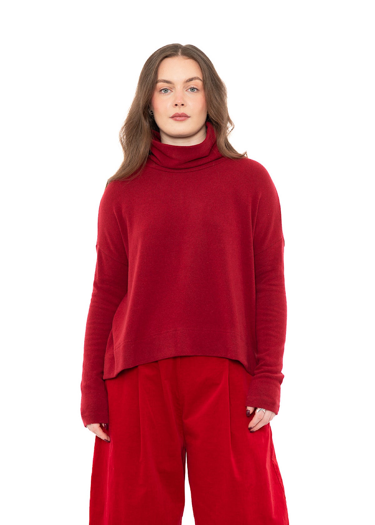 SIGNATURE COTTON-FLEECE MOYET PULLOVER