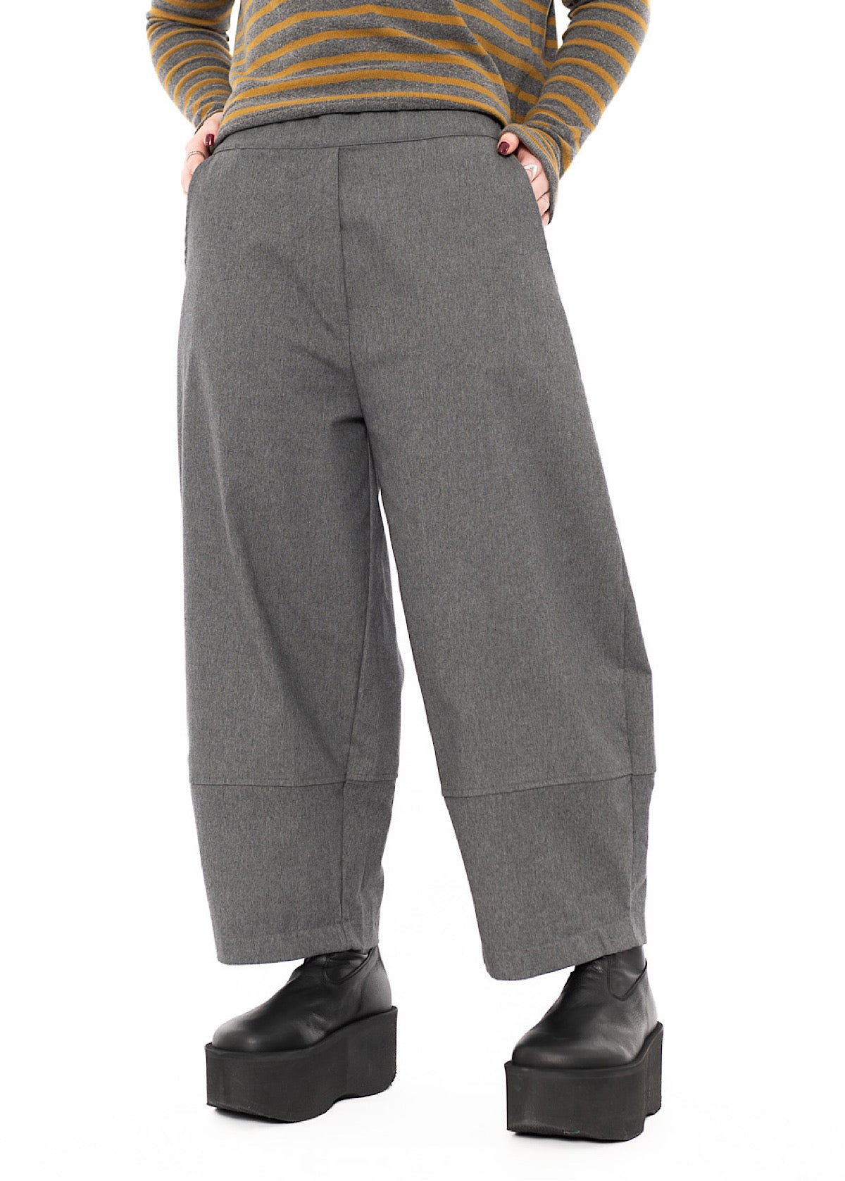 STRUCTURED COTTON-MIX RIMA D TROUSER