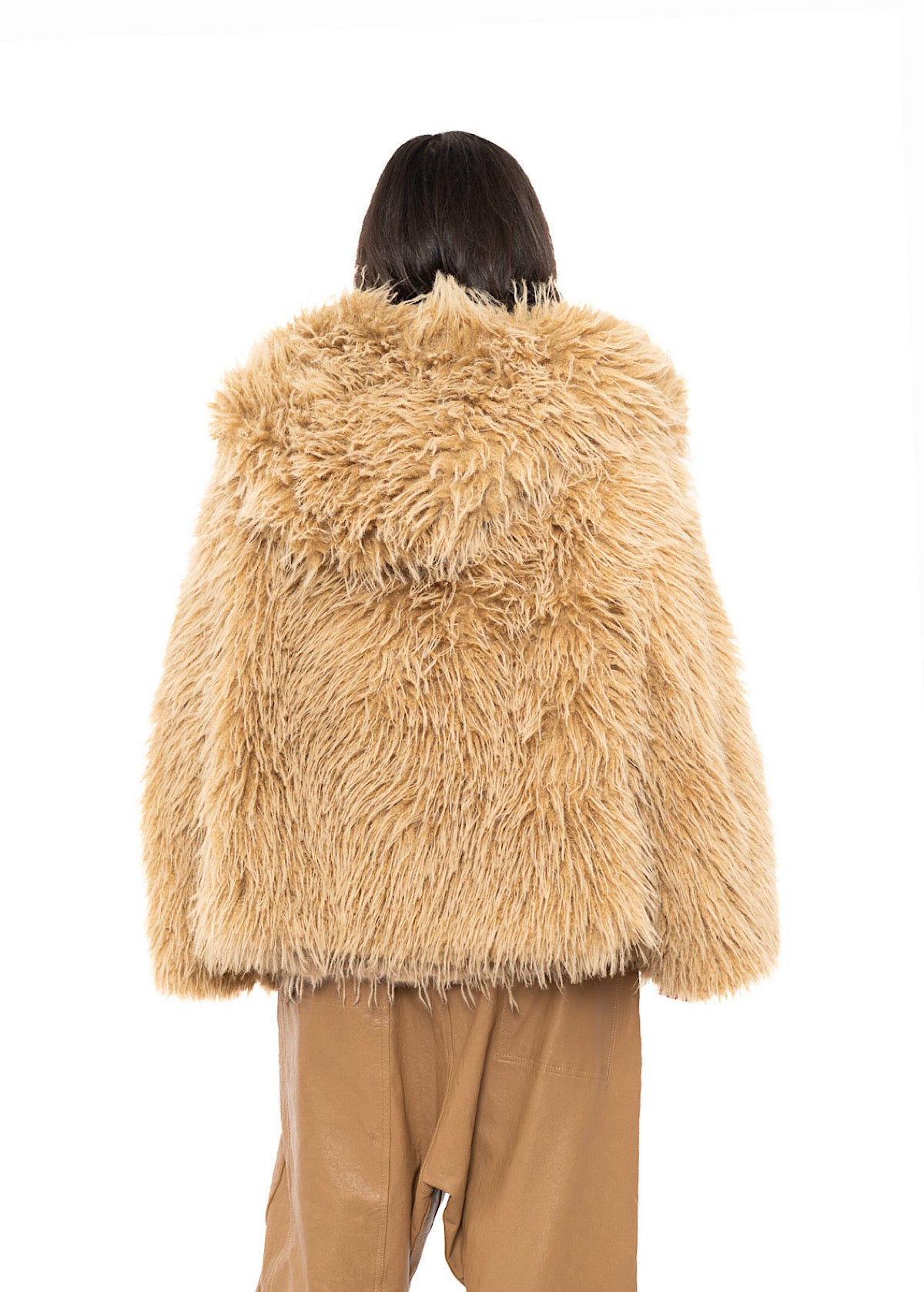 OVERSIZED FAUX FUR JACKET
