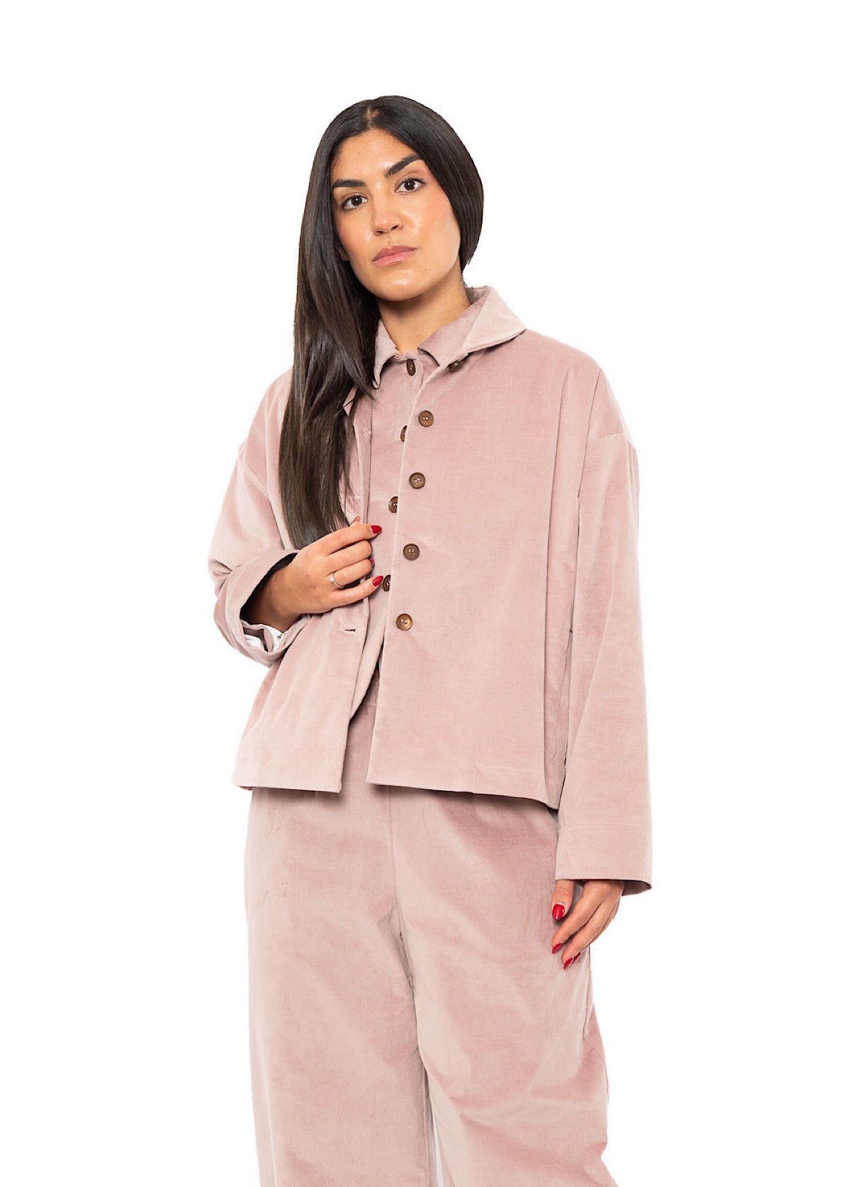 BOXY VELVET FLORA JACKET