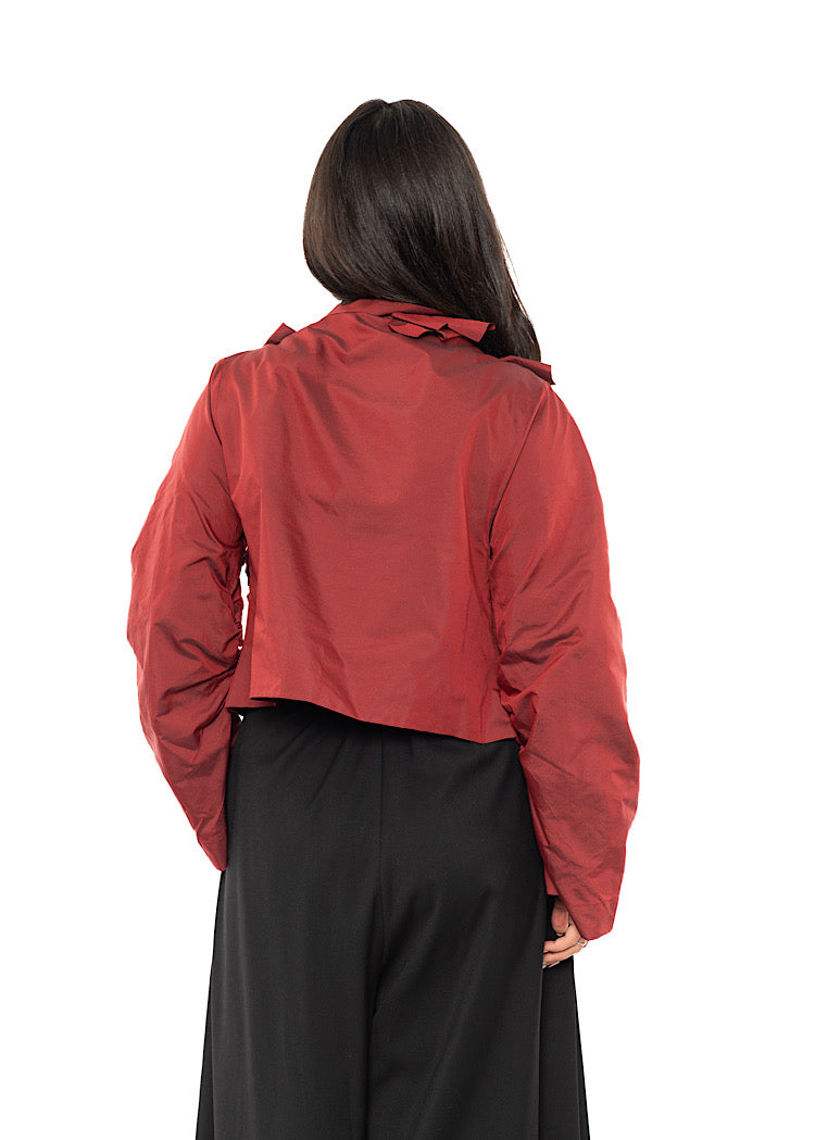 FLOWER APPLIQUÉ SHORT JACKET