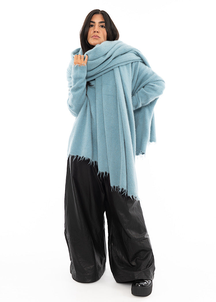 RUNDHOLZ DIP KNITTED SCARF