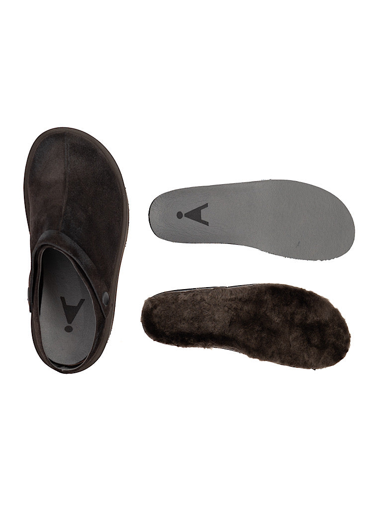 SUEDE PLATFORM CLOG