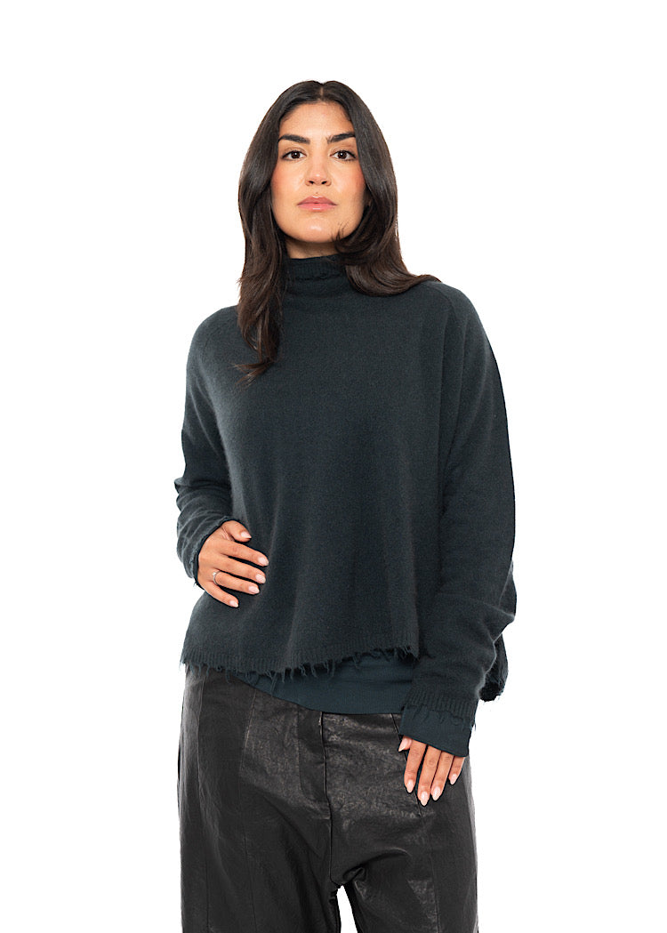 SIGNATURE MERINO RACCOON KNIT