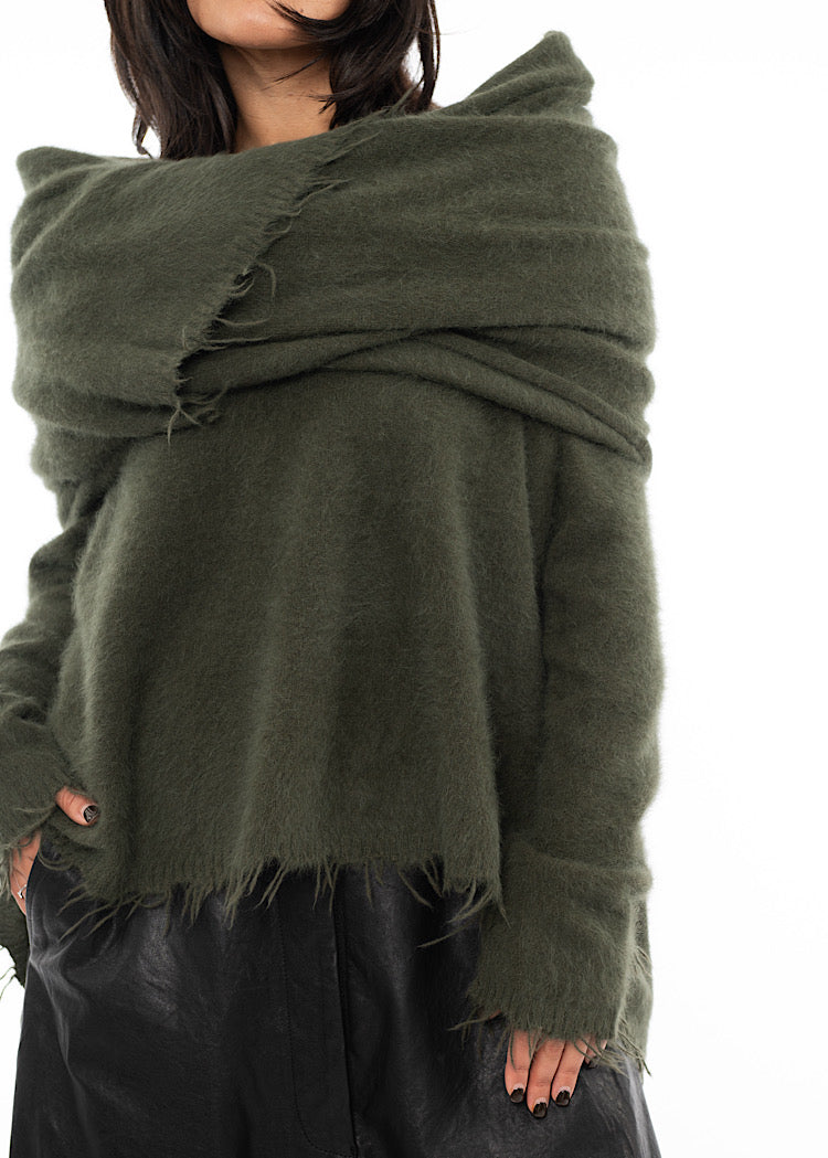 RUNDHOLZ DIP KNITTED SCARF