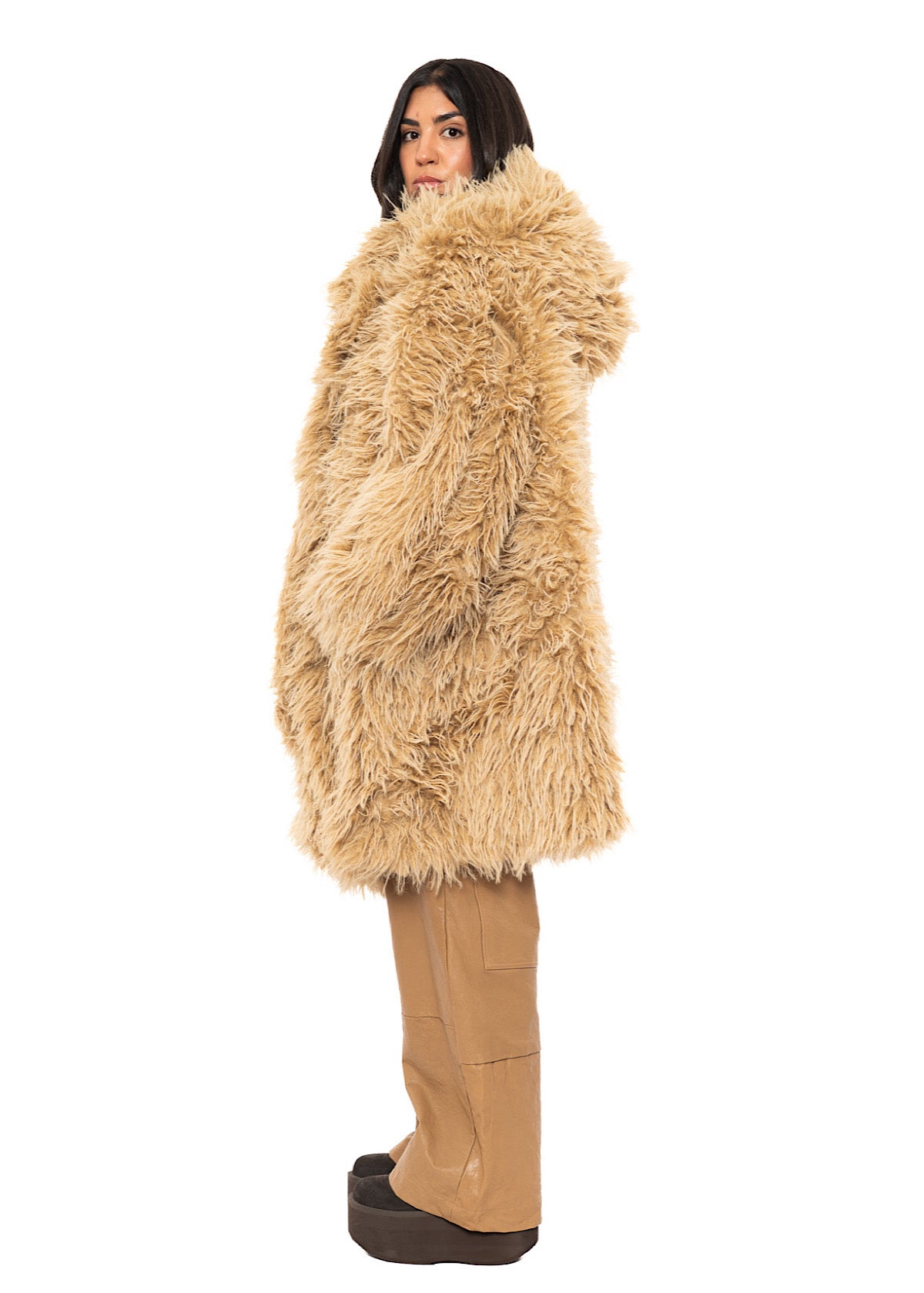 STATEMENT FAUX FUR COAT