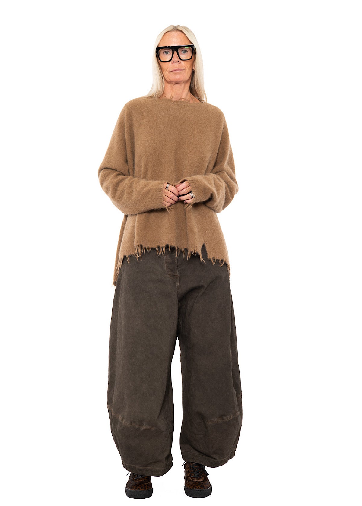 SIGNATURE BALLOON DENIM TROUSER